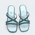 Sky Blue and White Wedges - cunei